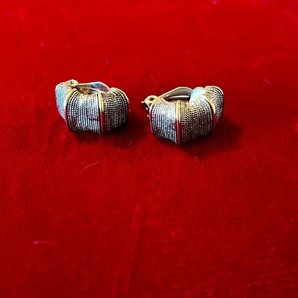 Vintage Clip Earrings - Picture 1 of 2